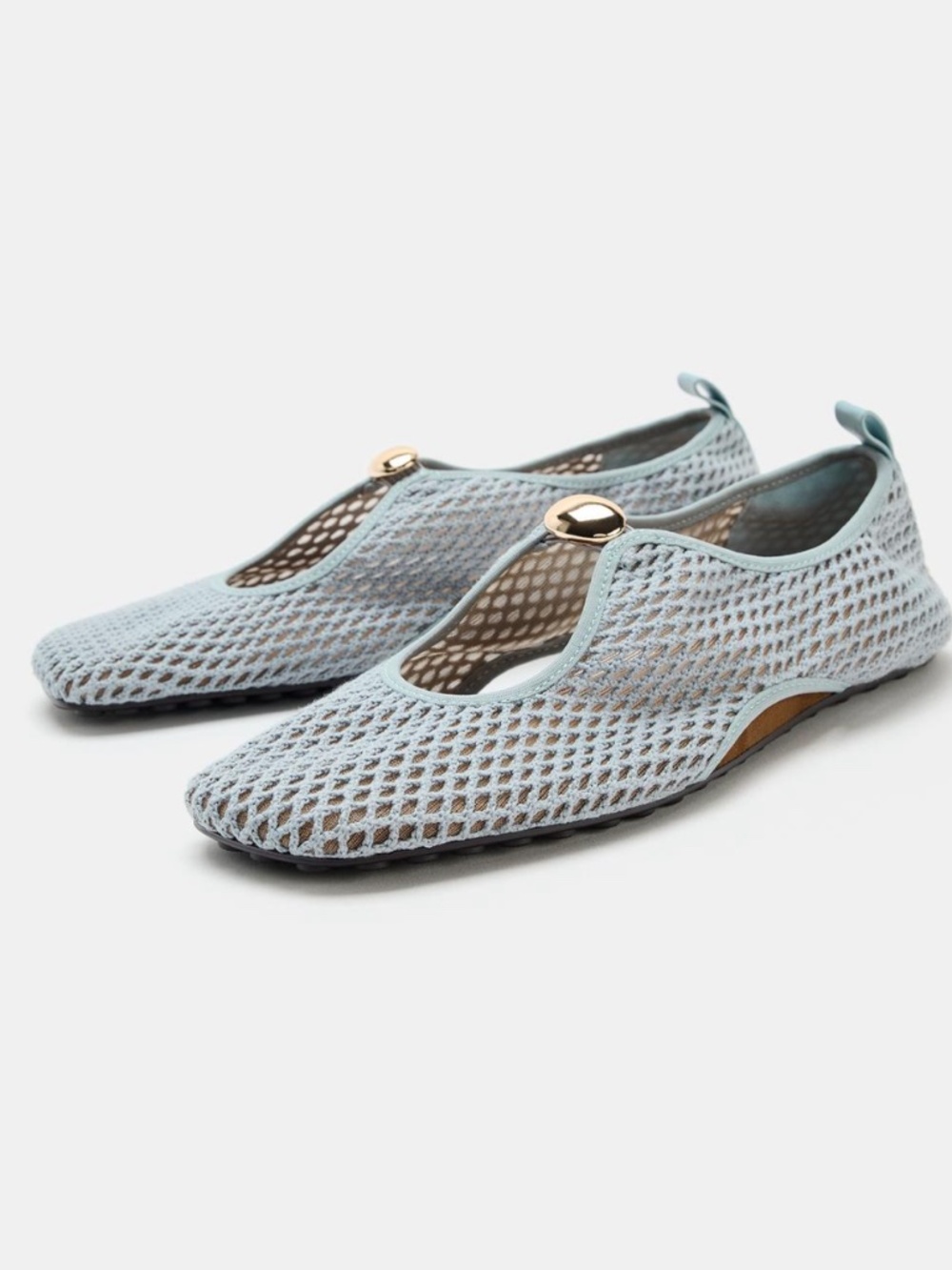 Zara mesh ballet flats size 7 1/2 BNWT